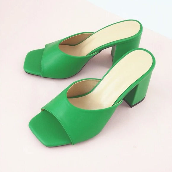 Chunky green heel - Picture 2 of 3
